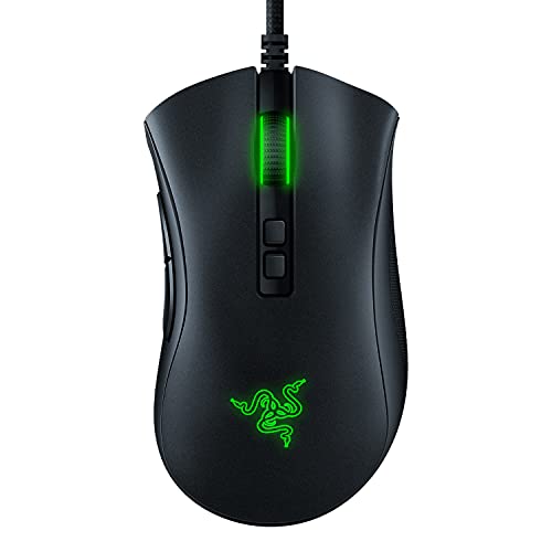 Razer DeathAdder V2 - Gaming Mouse with Optimal Ergonomics (Gaming mouse with new optical switches, 20,000 DPI optical sensor, Razer Speedflex and RGB Chroma cable)