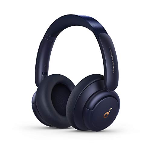 Casque Bluetooth Soundcore par Anker Life Q30 Réduction de Bruit Active Hybride à Multi-Mode, 40H Autonomie, Hi-Res Audio, APP Personnalisé, Oreillettes Douces, Connexion à 2 Appareils Bluetooth(Bleu)