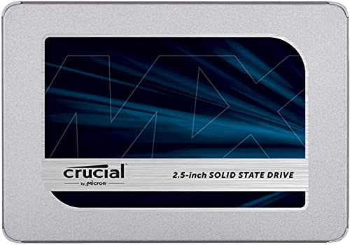 Crucial 1To CT1000MX500SSD1 SSD interne MX500-jusqu’à 560 Mo/s (3D NAND, SATA, 2,5 pouces)