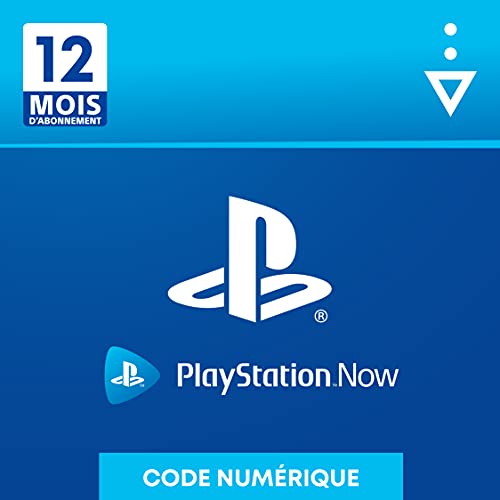 Sony PlayStation Now, Carte d'abonnement de 12 mois, Code jeu à télécharger, Compte Français