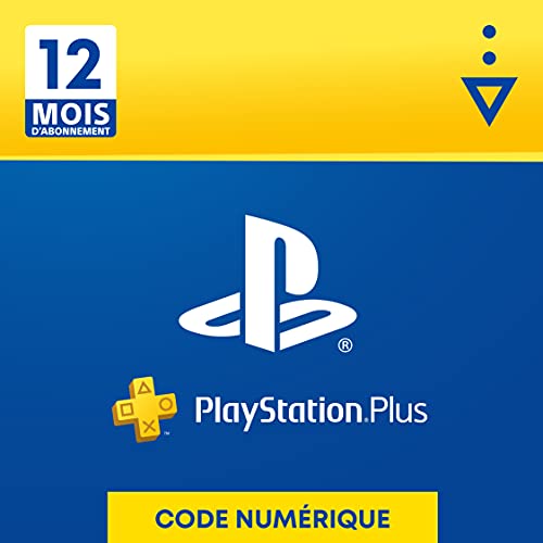 Sony PlayStation Plus, Carte d’abonnement de 12 mois, Code jeu à télécharger, Compte français
