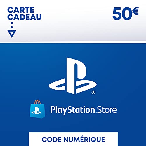 Sony PlayStation Store, Fonds pour porte-monnaie virtuel, Valeur 50 EUR, Code à télécharger, Compte français
