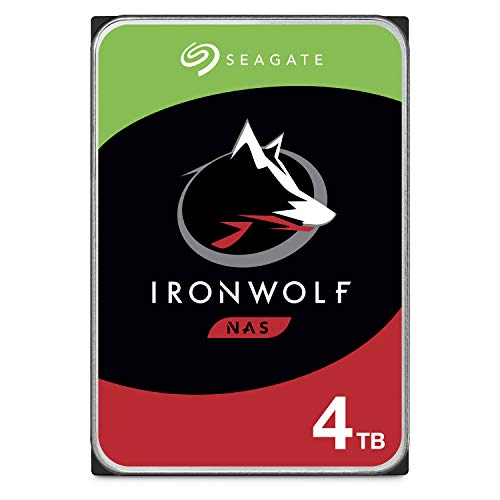 Seagate IronWolf 4 T,o Disque dur interne NAS HDD, CMR 3,5