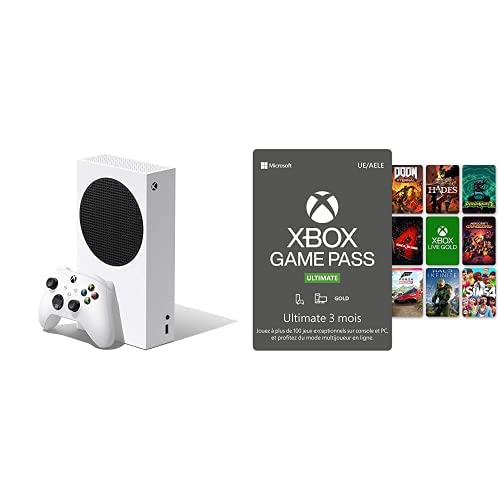 Xbox Series S | Refurbished + Abonnement Xbox Game Pass Ultimate | 3 Mois | Xbox/Win 10 PC - Code jeu à télécharger
