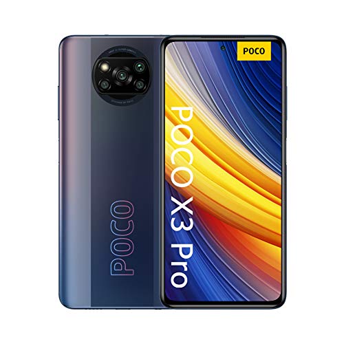 POCO X3 Pro - Smartphone 8+256GB, 6,67” 120Hz FHD+ DotDisplay, Snapdragon 860, 48MP Quad Caméra, 5160mAh, NFC, Noir Fantôme (Version Française + 2 ans de garantie) Exclusivité Amazon