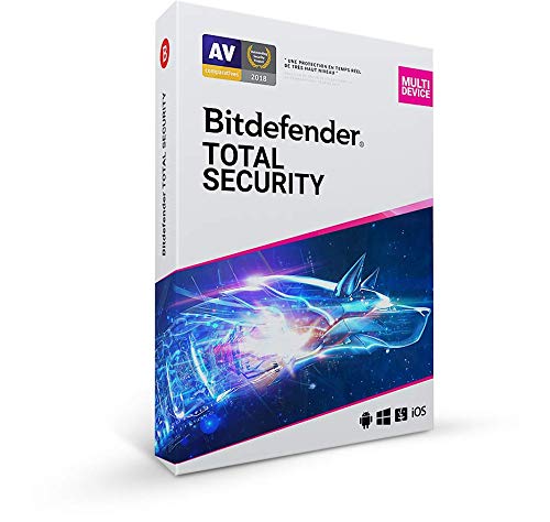 Bitdefender Total Security 2021 | 10 appareils | 2 ans | PC/MAC/android | Téléchargement