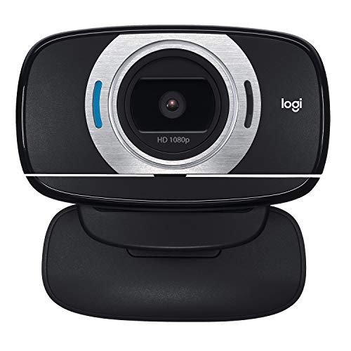 Logitech C615 Webcam Portable, Full HD 1080p/30ips, Appel Vidéo HD Grand Format, Pliable, Correction HD, Mise au Point Automatique, Skype, FaceTime, Hangouts, PC/Mac/Portable/Macbook/Tablette - Noir