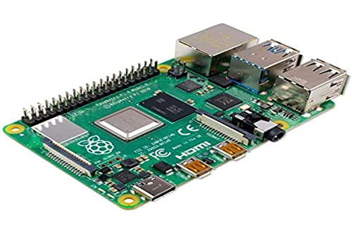 Raspberry Pi 4 Modèle B 4 Go ARM-Cortex-A72 4 x 1,50 GHz, 4 Go de RAM, WLAN-AC, Bluetooth 5, LAN, 4 x USB, 2 x Micro HDMI