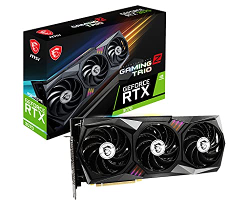 MSI RTX 3070 Gaming Z Trio 8G LHR Carte Graphique NVIDIA GeForce RTX 3070 8 Go GDDR6