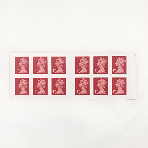 12 timbres-poste auto-adhésifs standard de 1ère classe, adaptés à la collecte et à l'appréciation