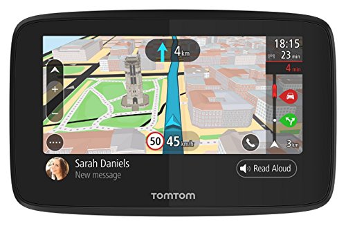 TomTom GPS Voiture GO 520 - 5 Pouces Cartographie Monde, Trafic, Zones de Danger via Smartphone, Appel Mains-Libres