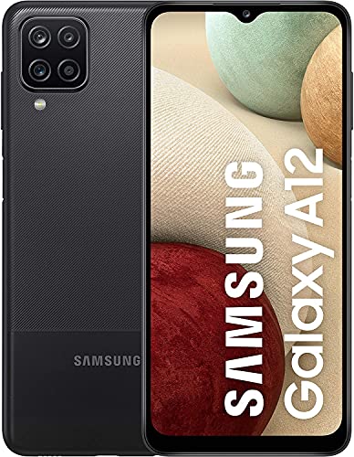 Samsung Galaxy A12 4G – Noir - 64Go - Smartphone Android débloqué - Version Française - Ecouteurs inclus