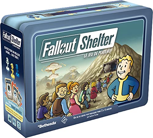 Fantasy Flight Games | Fallout Shelter Le jeu de plateau | Jeu de société | À partir de 14 ans | 2 à 4 joueurs | 60 à 90 minutes