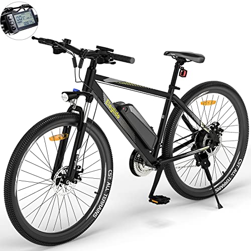 Vélos Électrique, Eleglide M1 Plus Vélo de Montagne électrique 27,5\" VTT Électrique Batterie 12,5 Ah, écran LCD, Shimano 21 Vitesses, E-Bike Urbain pour Adulte (Nouvelle Version)