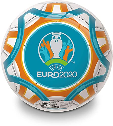 official product Ballon de football Taille 5 UEFA Euro PVC pour fille/enfant – 2 modèles disponibles (bleu clair/blanc)