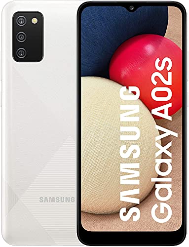 Samsung Galaxy A02s 4G - Blanc - 32Go - Smartphone Android débloqué - Version Française - Ecouteurs inclus