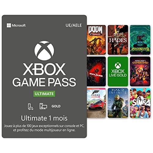Abonnement Xbox Game Pass Ultimate | 1 Mois | Xbox/Win 10 PC - Code jeu à télécharger