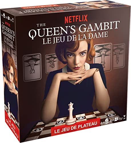 Mixlore | Netflix The Queen's Gambit Le Jeu de la dame Le jeu de plateau | Jeu d'échecs | À partir de 12 ans | 2 à 4 joueurs