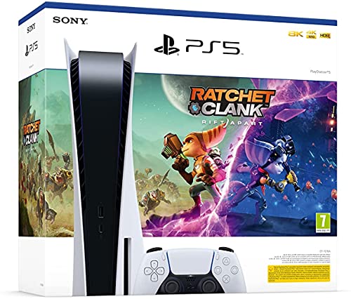 PS5 Console Sony PlayStation 5 - Standard Edition, 825GB SSD, 60FPS, 4K, HDR (Avec lecteur)