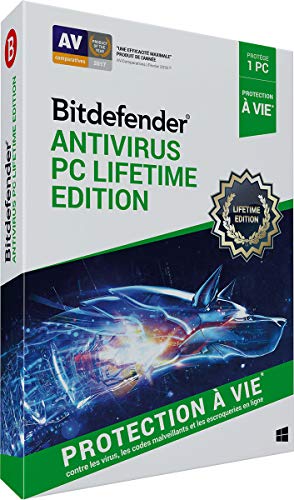 Bitdefender Antivirus | 2022 Lifetime Edition | 1 appareil | PC | Téléchargement