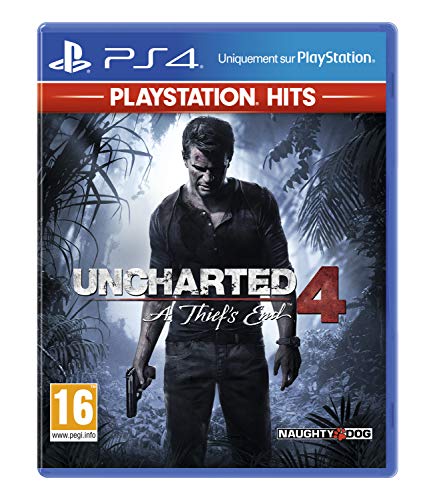 Uncharted 4 - PlayStation Hits, Version physique, En français, Mode multijoueur, 1 Joueur