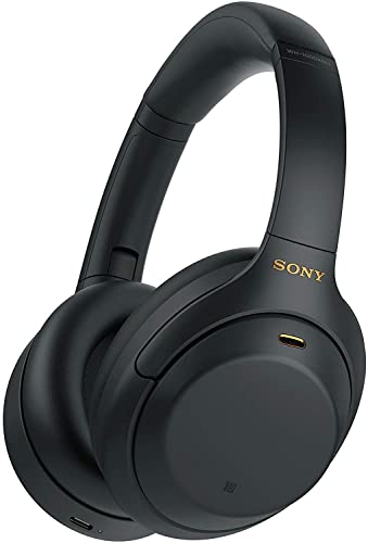 Sony WH1000XM4| Casque Bluetooth à réduction de bruit sans fil, 30 heures d'autonomie, avec micro pour appels téléphoniques, optimisé pour Amazon Alexa et Google assistant, Noir